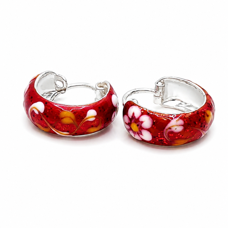 Hoop Enamel Earring ER26-027
