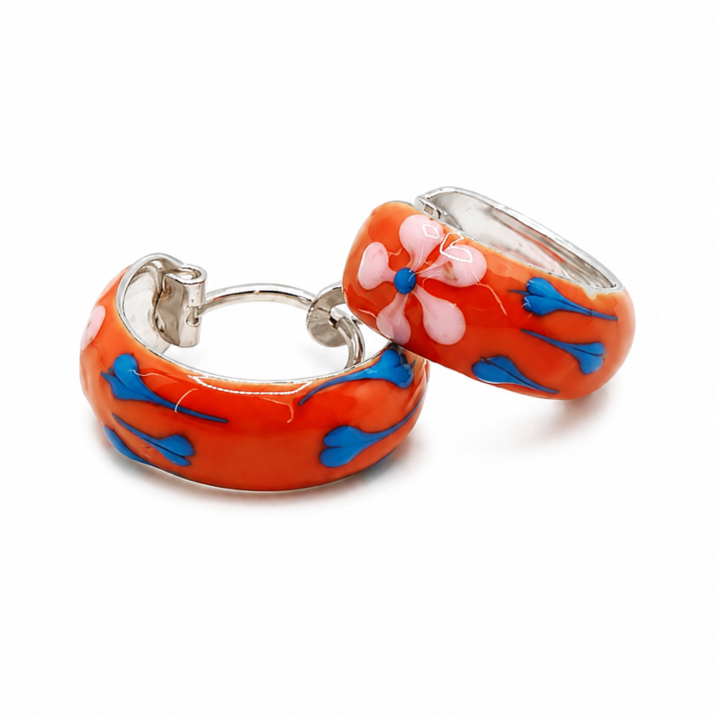 Hoop Enamel Earring ER26-030
